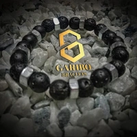 Premium Lava Weighted Black Bracelet || Bracelet For Mens