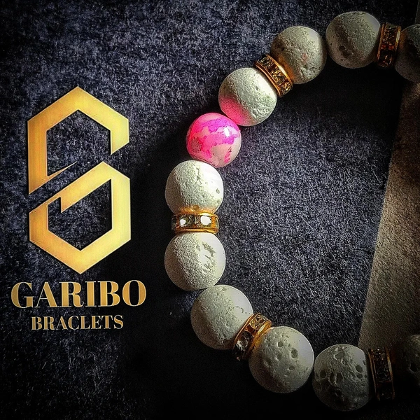 Premium Royal Pink &Lava White Bracelet || Bracelet For Womens