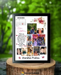 Customized A4 Size Photo Frame , Happy Birthday , Anniversary & More Gifts For Special One π