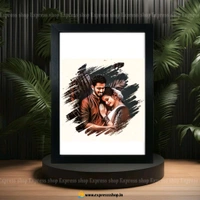 Customized Oil Painting Couple Photo Frame β€οΈ 10*14