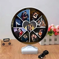 Personalized 3D Photo Frame Lamp with Warm LED Light