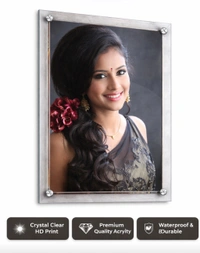 Premium Acrylic Wall Photo Frame | HD Custom Photo Print | Waterproof & Durable | Wall Mount Standoff Frame | Perfect Gift for Loved Ones