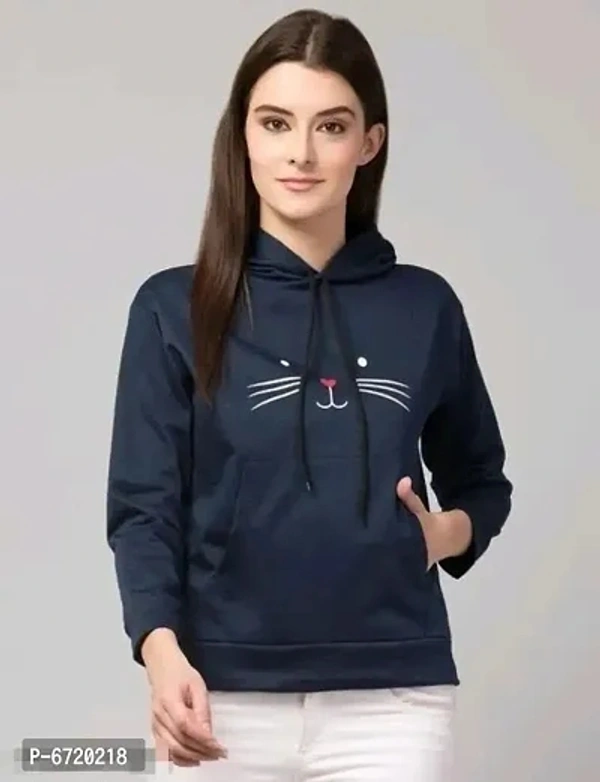 Winter Special Cat Printed Hoody For Women - S M L XL XXL