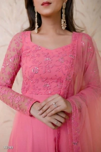 Anarkali With Dupapata - L