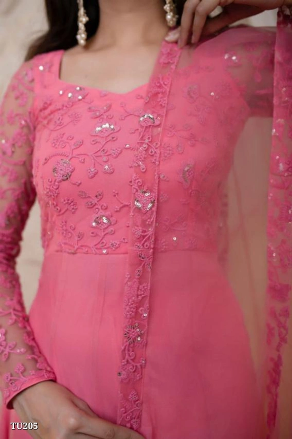 Anarkali With Dupapata - L