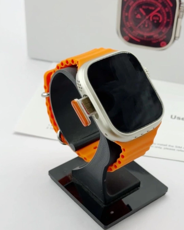 Ultra s8 Smart Watch 4G With Sim Card Slot - Web Orange