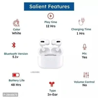 Airpods Pro With Wireless Chargeing Case Active Noise Cancellation