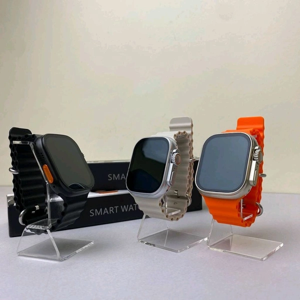 DESI GADGET HUB Ultas8 Smart Watch With Sim Card Slot - Your Ultimate Companion for Connectivity and Convenience" - Black