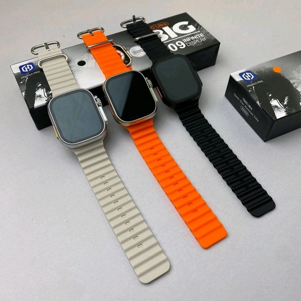 DESI GADGET HUB Ultas8 Smart Watch With Sim Card Slot - Your Ultimate Companion for Connectivity and Convenience" - Black