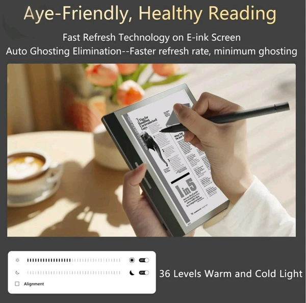 IMPORTED E-Paper note B751 Black & white E reader Smart Digital Note-Book - 12inch, Black