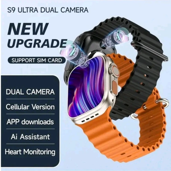 S9 Smartwatch – Dual Camera, 4G SIM + WiFi, Amoled Display
- Web Orange
