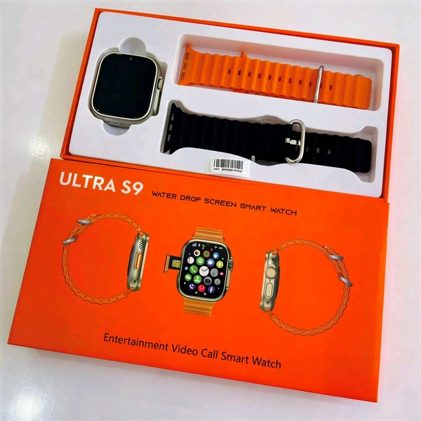 S9 Smartwatch – Dual Camera, 4G SIM + WiFi, Amoled Display