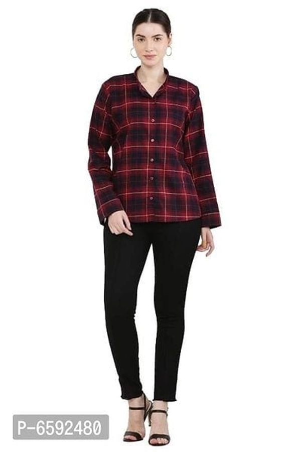 Cotton Shirt For Women and Girls - L