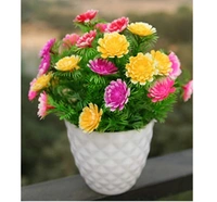 DVMARTÂ® Artificial Plants Best Multicolor Flower with Pot