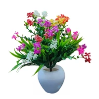 DVMARTÂ®  Best Flower  With Small White Pot  (17x25 CM)
