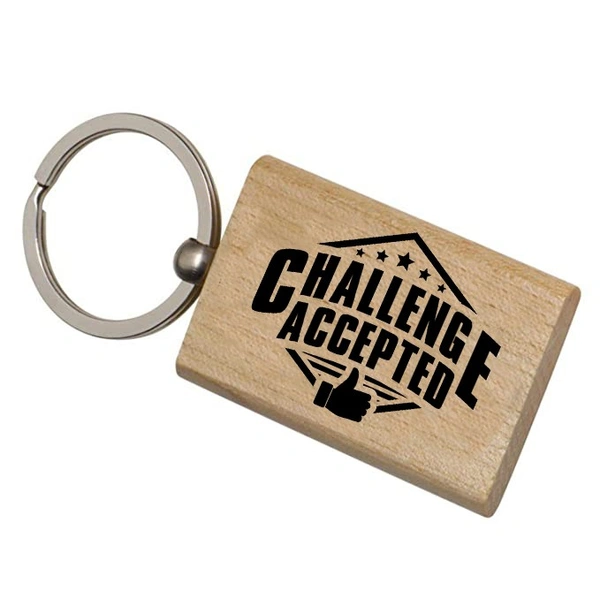 DVMARTÂ® Square Shape Personalised Wooden Key Chain Gift For Your Loved Ones | (3"x1.5")