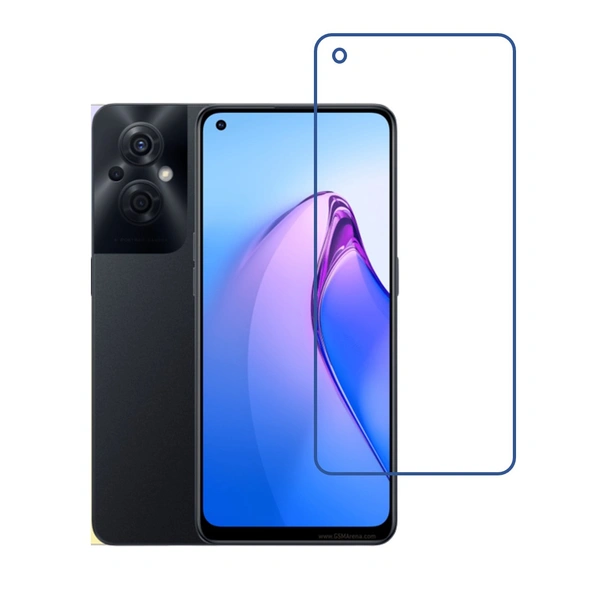DVTECHÂ® 9H Crystal Clear Screen Protector for  Oppo Reno8 Z (Not a Tempered glass)