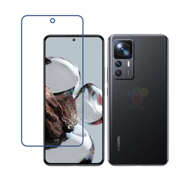 DVTECH® 9H Crystal Clear unbreakable Front Screen Protector for Xiaomi 12T Pro (Not a Tempered glass)
