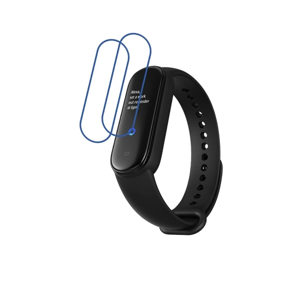 Amazfit DVTECH® Amazfit Band 5 Screen Protector  (Pack of 02) - TPU Flexible