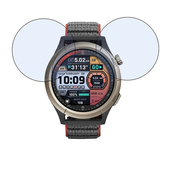 Amazfit DVTECH® Amazfit  Cheetah Pro Screen Protector  (Pack of 02) - TPU Flexible