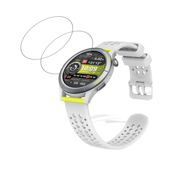 Amazfit DVTECH® Amazfit Cheetah Round Screen Protector  (Pack of 02) - TPU Flexible