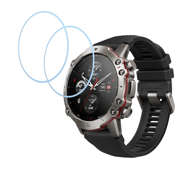 Amazfit DVTECH® Amazfit Falcon Screen Protector  (Pack of 02) - TPU Flexible