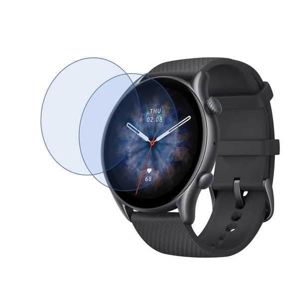 Amazfit DVTECH® Amazfit GTR 3 Pro Screen Protector  (Pack of 02) - TPU Flexible