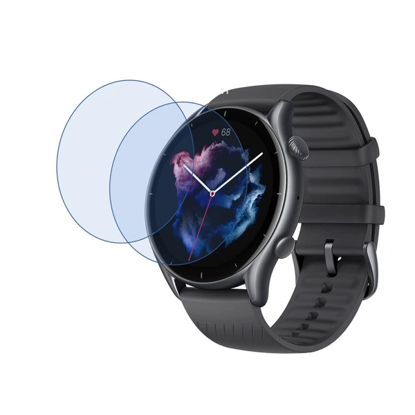 Amazfit DVTECH® Amazfit GTR 3 Screen Protector  (Pack of 02) - TPU Flexible
