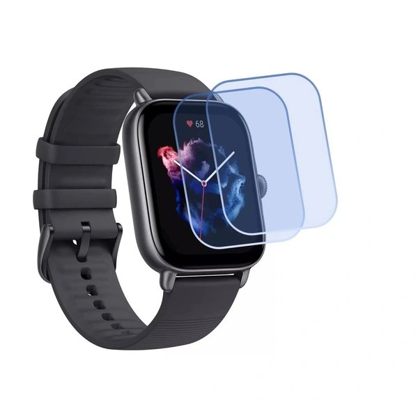 Amazfit DVTECH® Amazfit GTS 3 Screen Protector  (Pack of 02) - TPU Flexible