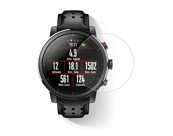 Amazfit DVTECH® Amazfit Stratos Plus Screen Protector  (Pack of 02) - TPU Flexible