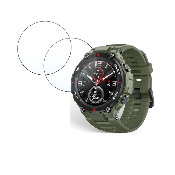 Amazfit DVTECH® Amazfit T-Rex Screen Protector  (Pack of 02) - TPU Flexible