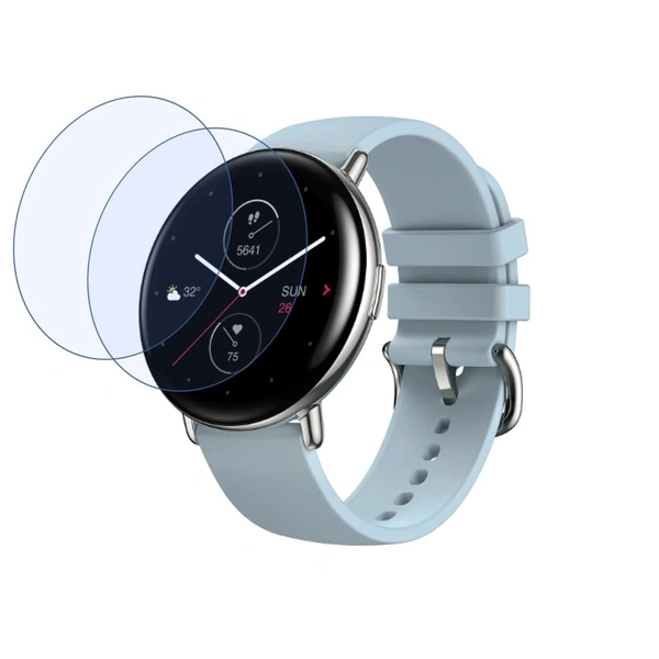 Amazfit DVTECH® Amazfit Zepp E Circle Screen Protector  (Pack of 02) - TPU Flexible