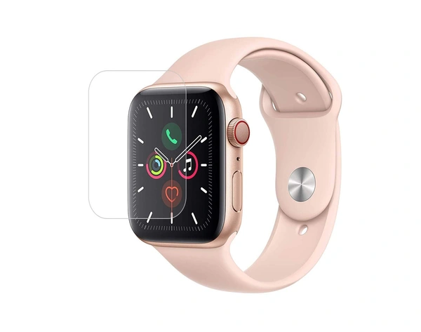 Apple DVTECH® Apple Watch Series 5 (GPS+Cell 44mm) Screen Protector  (Pack of 02) - TPU Flexible