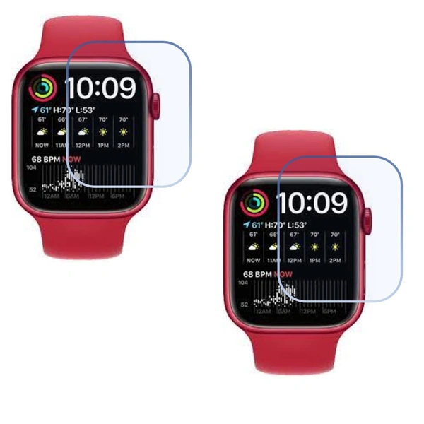 Apple DVTECH® Apple Watch Series 7 (GPS+Cellular) Screen Protector  (Pack of 02) - TPU Flexible