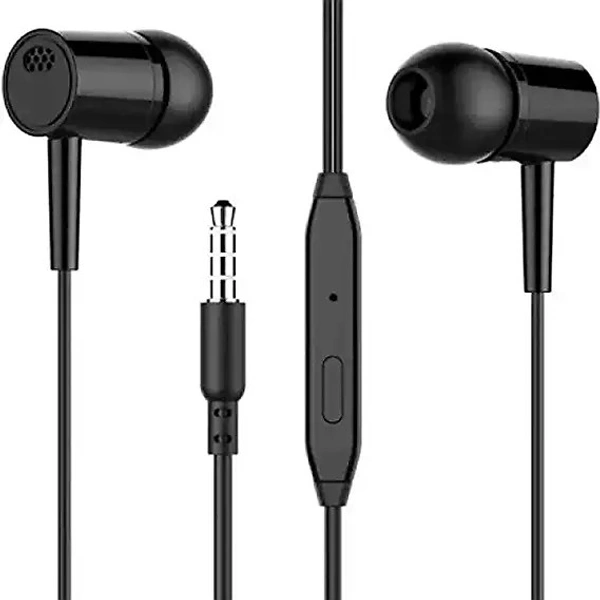 DVTECHÂ® Earphones with Microphones clear sound Noise Isolating In Ear  Headphones, Stereo Ear Lead for Cell phones , Smartphones, Laptop,Tablet (Black)