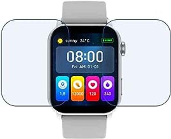 DVTECH® Fire Boltt Ninja Bell Screen Protector (Pack of 02)