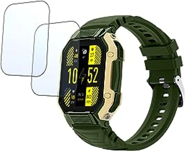 DVTECH® Fire Boltt Shark Screen Protector (Pack of 02)