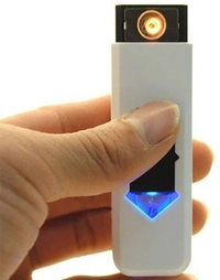 DVTECHÂ®  Flameless USB Lighter Electronic  Windproof Rechargeable Cigarette Lighter (Black)