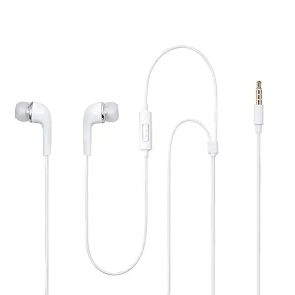 DVTECHÂ® Handfree Earphones with Microphones clear sound Noise Isolating In Ear  Headphones, Stereo Ear Lead for Cell phones , Smartphones, Laptop,Tablet (White)