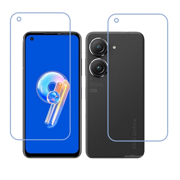 DVTECH® (Pack of 02) 9H Protective Ultra Clear Unbreakable Screen Protector for Asus Zenfone 9 (Not a Tempered glass)