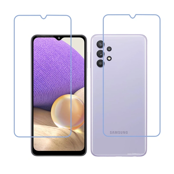 DVTECH® (Pack of 02) 9H Protective Ultra Clear Unbreakable Screen Protector for Samsung Galaxy A32 5G (Not a Tempered glass)