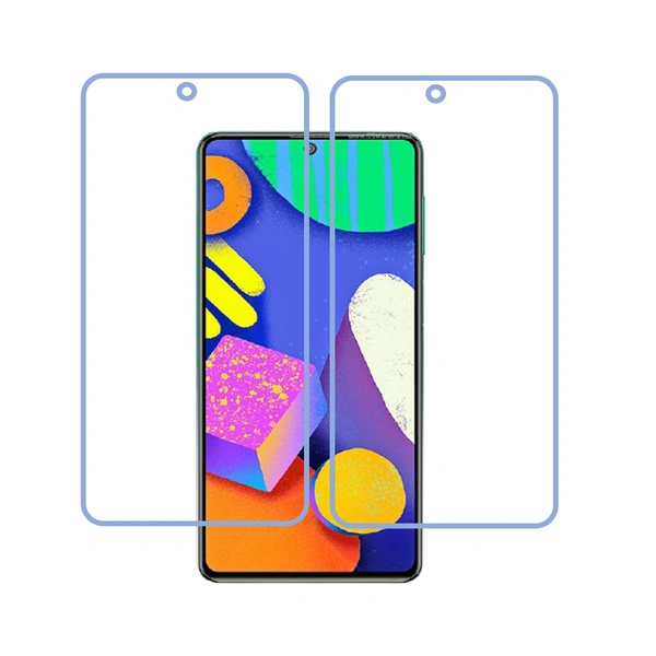 DVTECH® (Pack of 02) 9H Protective Ultra Clear Unbreakable Screen Protector for Samsung Galaxy F62 (Not a Tempered glass)