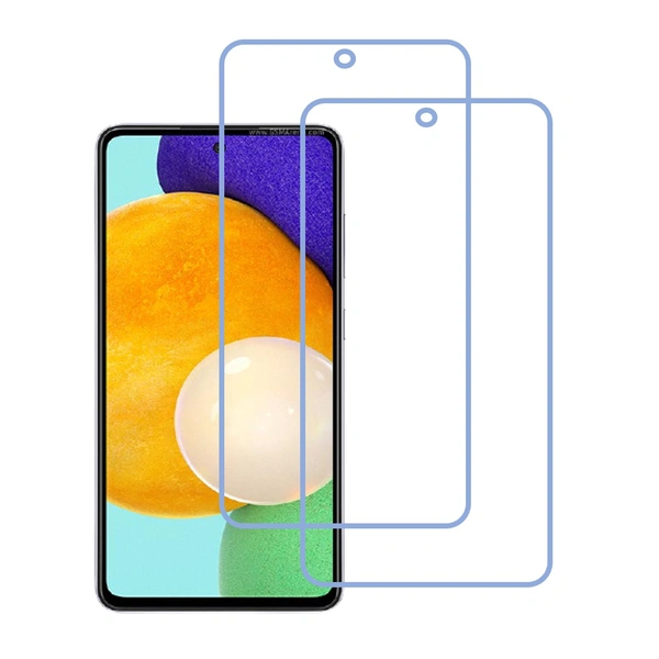 DVTECH® (Pack of 02) 9H Protective Ultra Clear Unbreakable Screen Protector for Samsung Galaxy A52 5G (Not a Tempered glass)