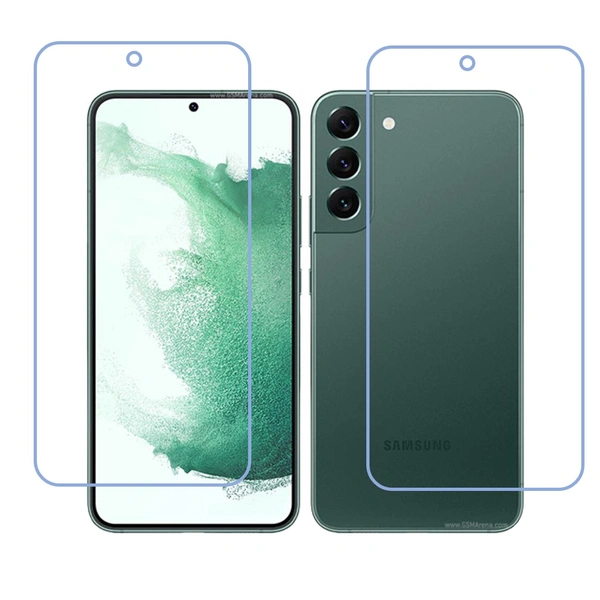 DVTECH® (Pack of 02) 9H Protective Ultra Clear Unbreakable Screen Protector for Samsung Galaxy S22 plus 5G (Not a Tempered glass)
