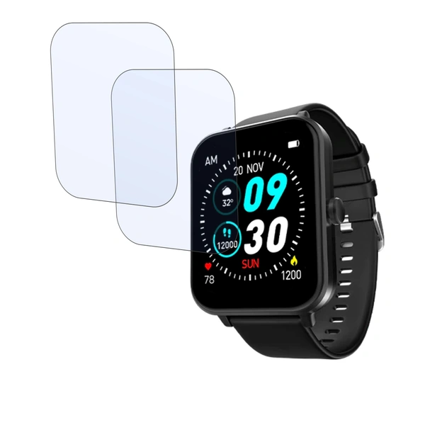 DVTECH® (Pack of 02) Screen Protector for  Fire Boltt Ninja Calling Pro Plus(Not a Tempered glass)