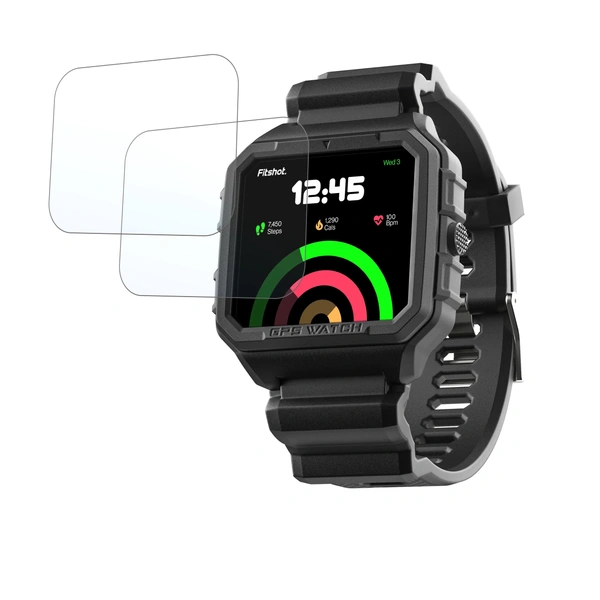 DVTECH® (Pack of 02) Screen Protector for  Fitshot Axis(Not a Tempered glass)