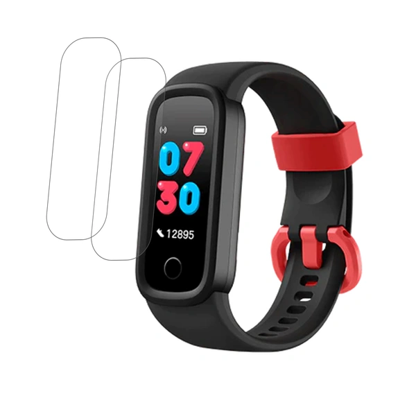 DVTECH® (Pack of 02) Screen Protector for  Noise Champ Kids smartband(Not a Tempered glass)
