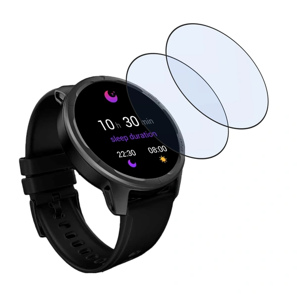 DVTECH® (Pack of 02) Screen Protector for  Noise HRX Bounce Smart Watch(Not a Tempered glass)