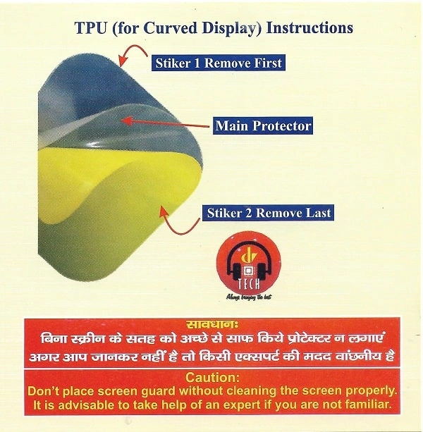 DVTECH® (Pack of 02) Screen Protector for  Hammer Ace(Not a Tempered glass)