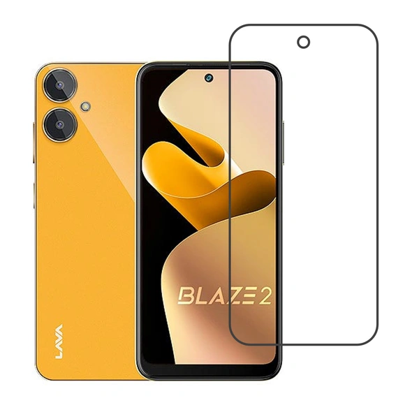DVTECH® Screen Protector for  Lava Blaze 2 (Not a Tempered glass)
